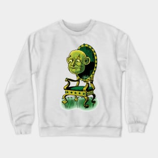 Vintage Wizard of Oz Emerald Throne Crewneck Sweatshirt